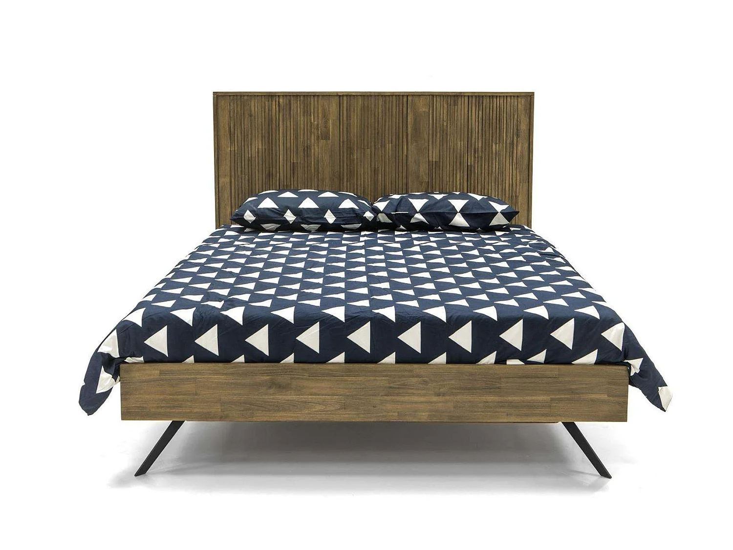 Bed 189x120x209 cm Bruin massa mask01