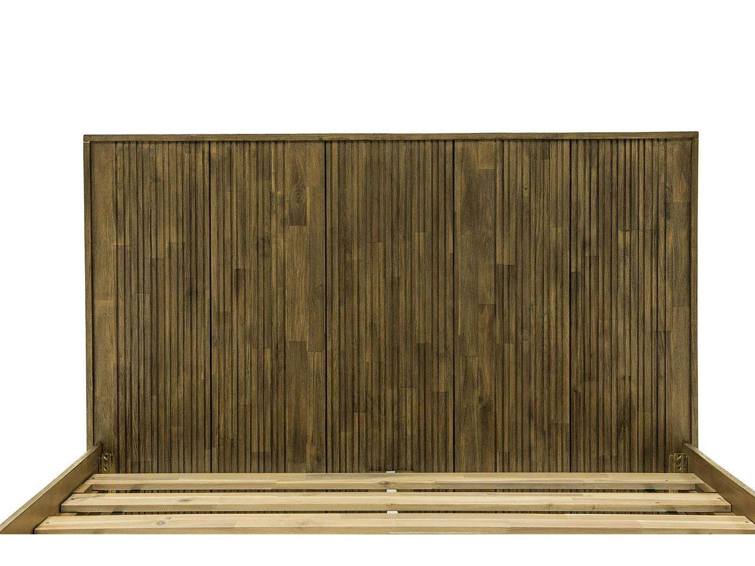 Bed 189x120x209 cm Bruin massa mask01