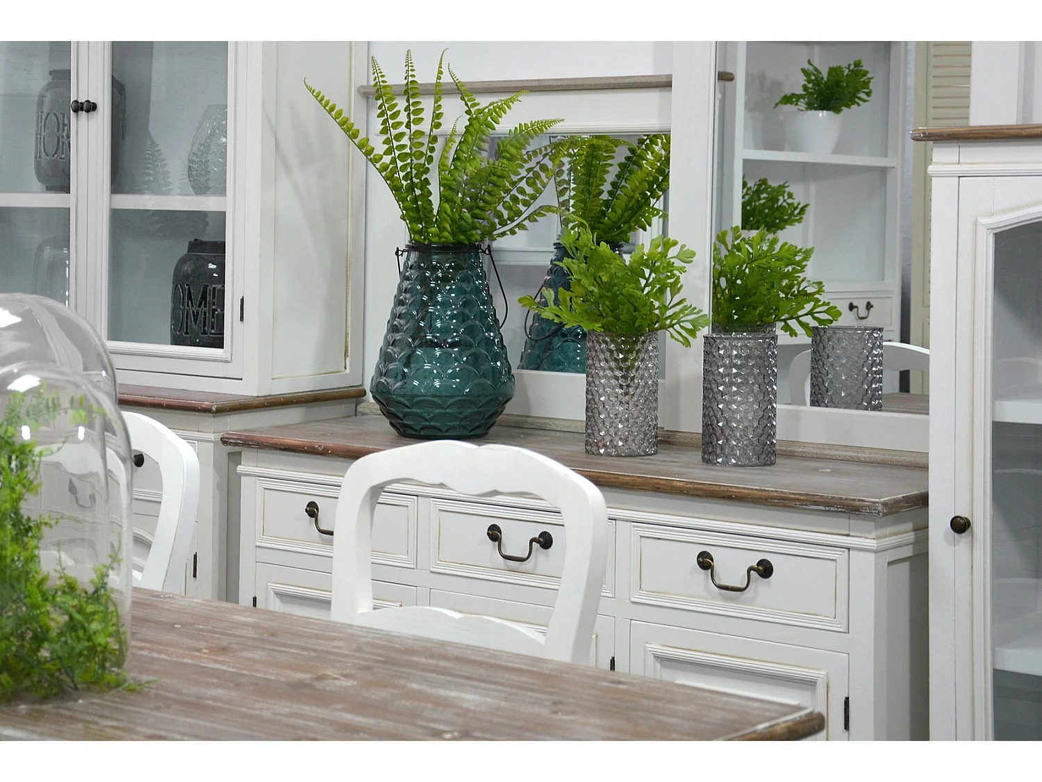 Buffet 90x190x40 cm blanc Rimini White RIW01