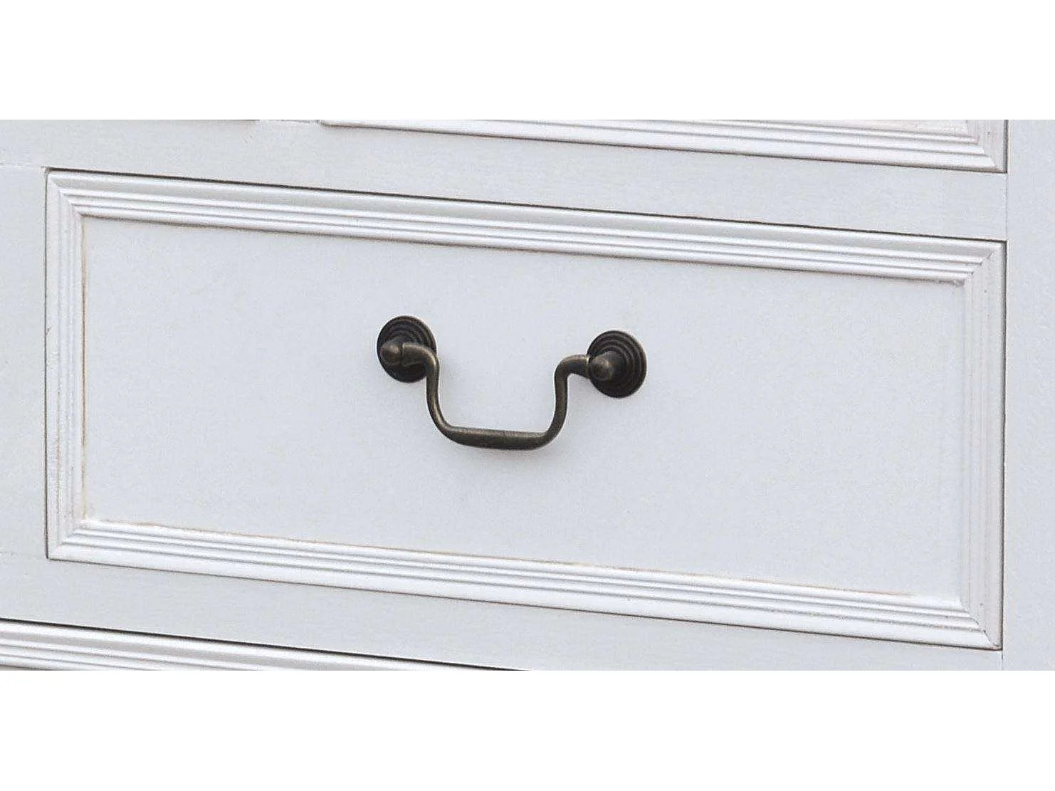 Buffet 90x190x40 cm blanc Rimini White RIW01