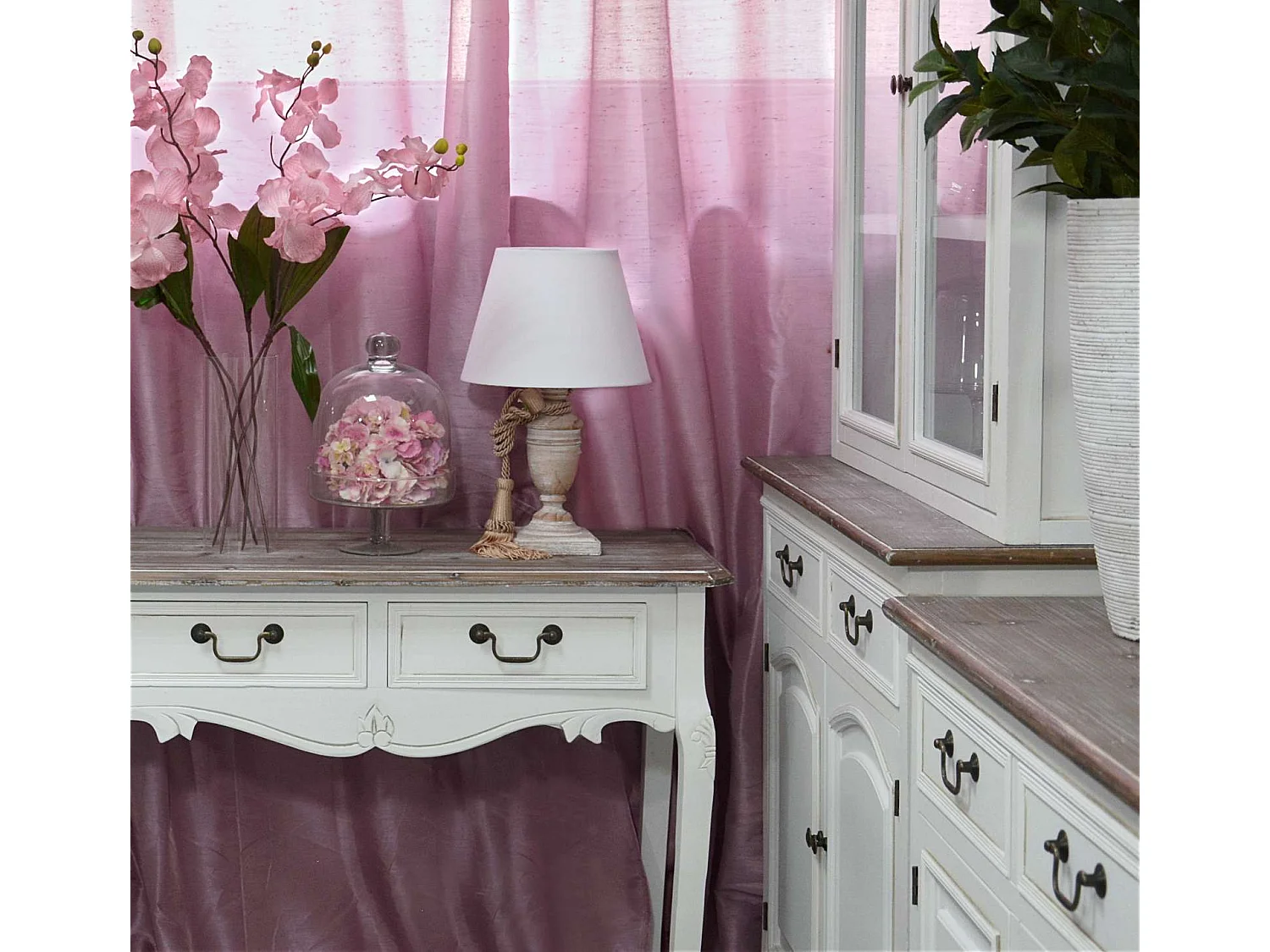 Buffet 90x190x40 cm blanc Rimini White RIW01