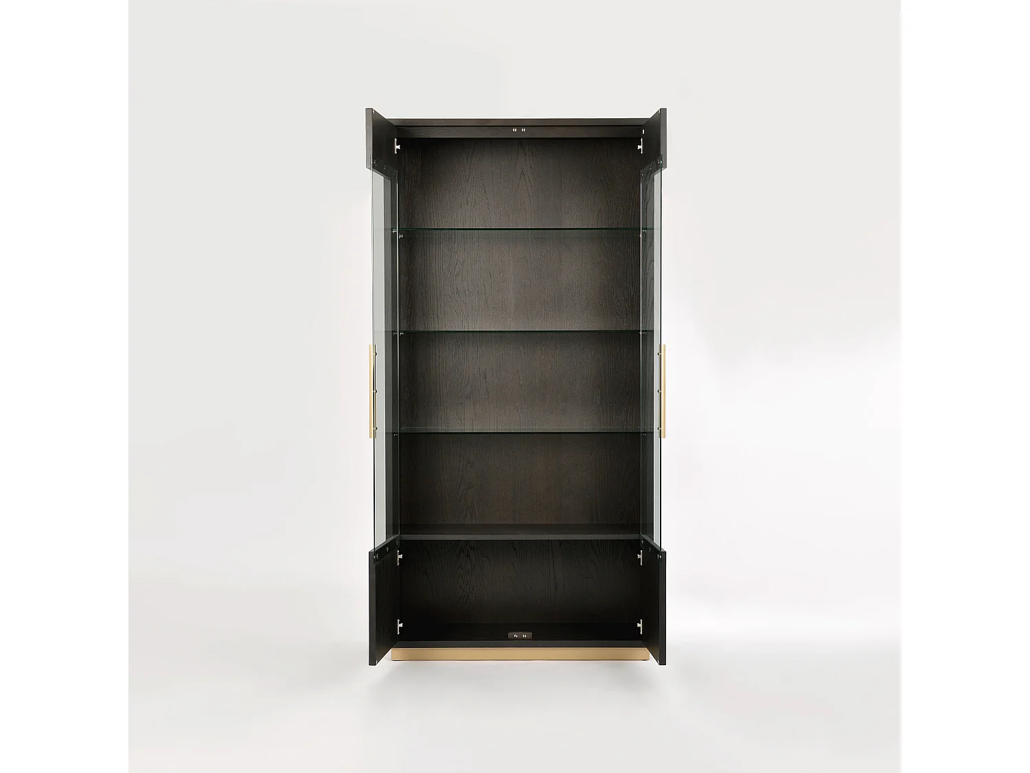 Vitrine 100x200x41 cm noire Séville SEV26-2