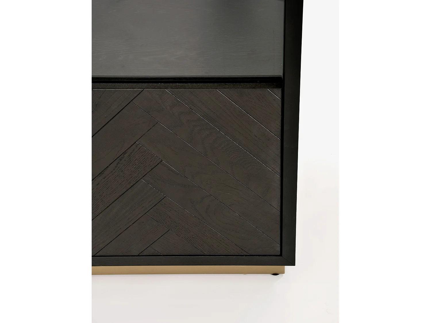 Vitrine 100x200x41 cm noire Séville SEV26-2