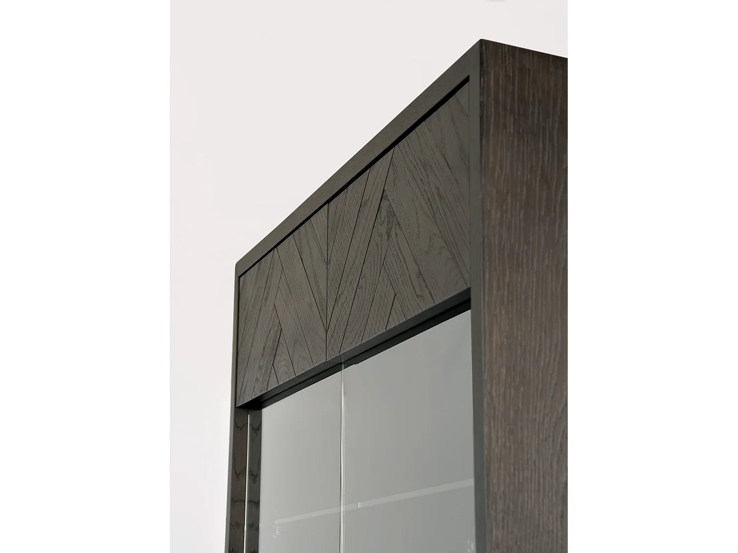 Vitrine 100x200x41 cm noire Séville SEV26-2