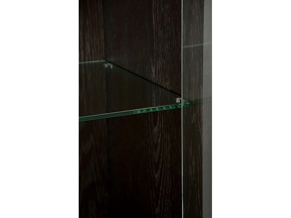 Vitrine 100x200x41 cm noire Séville SEV26-2
