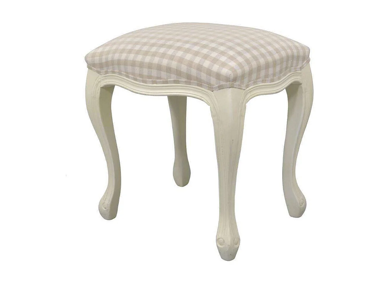 Seduta imbottita 45x49x35 cm crema ta325b