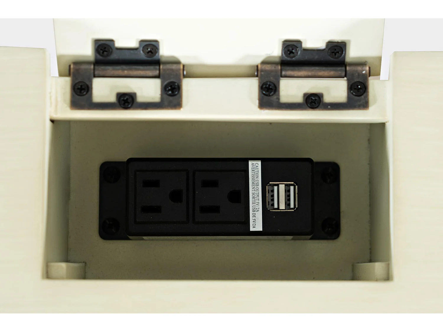 Bureau 122x79x51 cm Crème Avola av675-4820