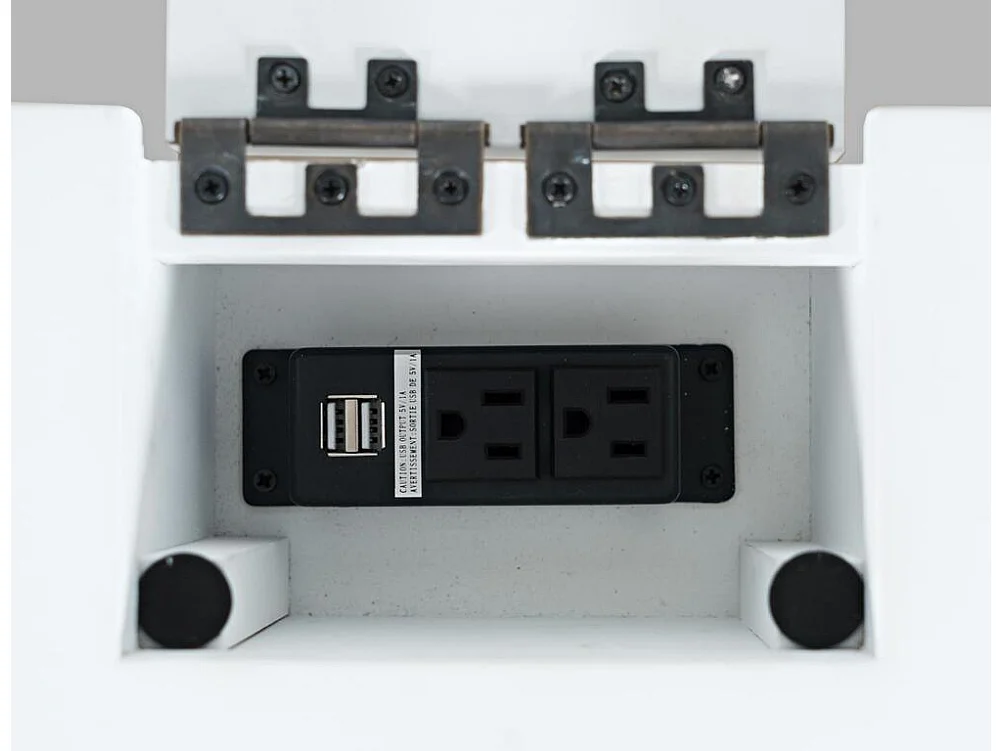 Bureau 76x79x51 cm blanc Avola AV2025-30W