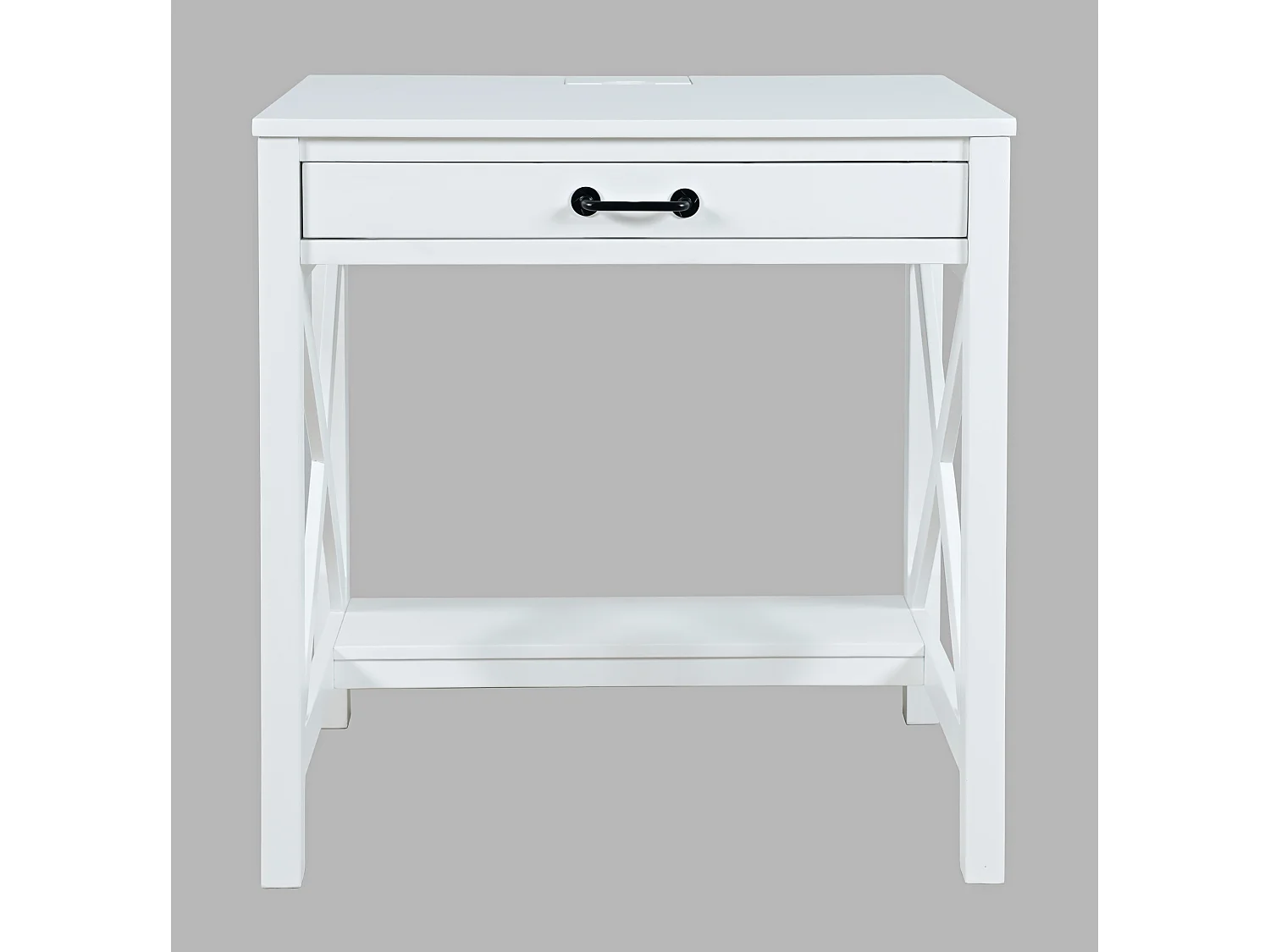 Bureau 76x79x51 cm blanc Avola AV2025-30W