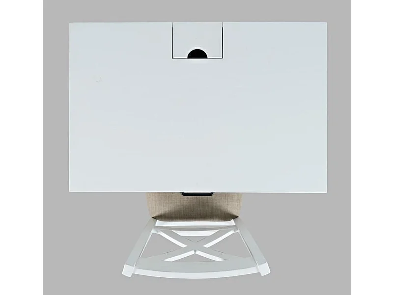 Bureau 76x79x51 cm blanc Avola AV2025-30W