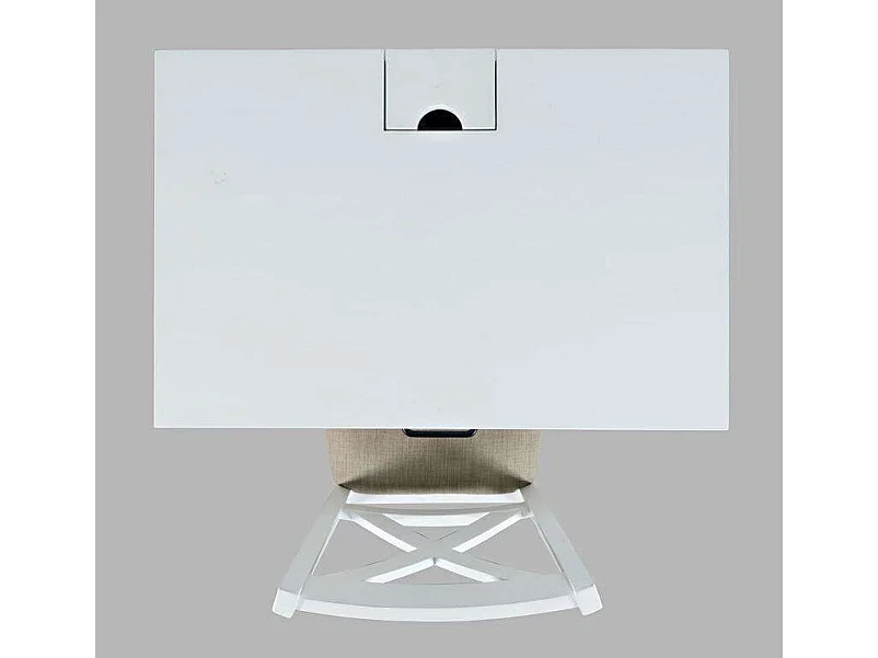 Desk 76x79x51 cm white avola av2025-30w