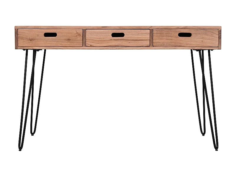 Schreibtisch 127x76x51 cm Naturholz Avola AV2085-5020