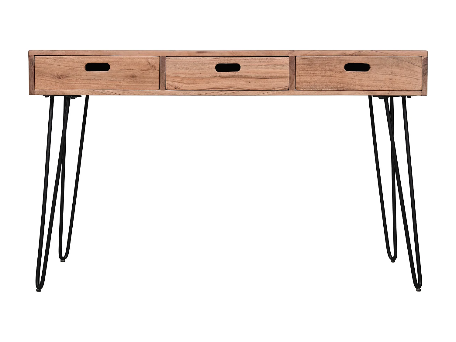 Scrivania 127x76x51 cm legno naturale Avola av2085-5020