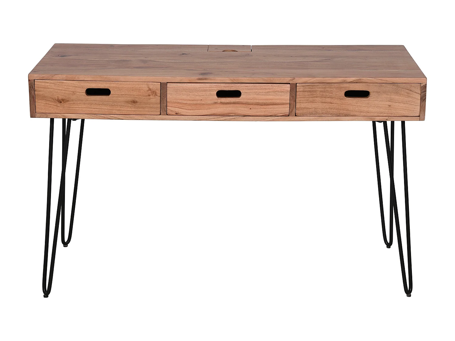 Scrivania 127x76x51 cm legno naturale Avola av2085-5020