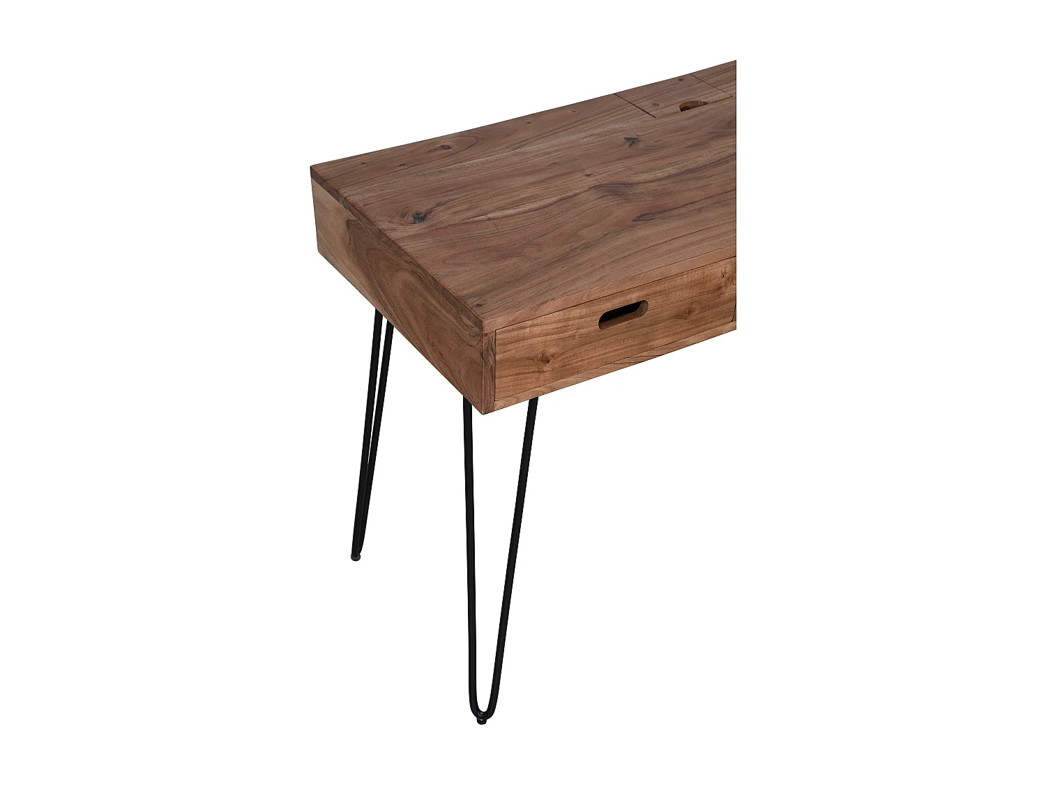 Scrivania 127x76x51 cm legno naturale Avola av2085-5020