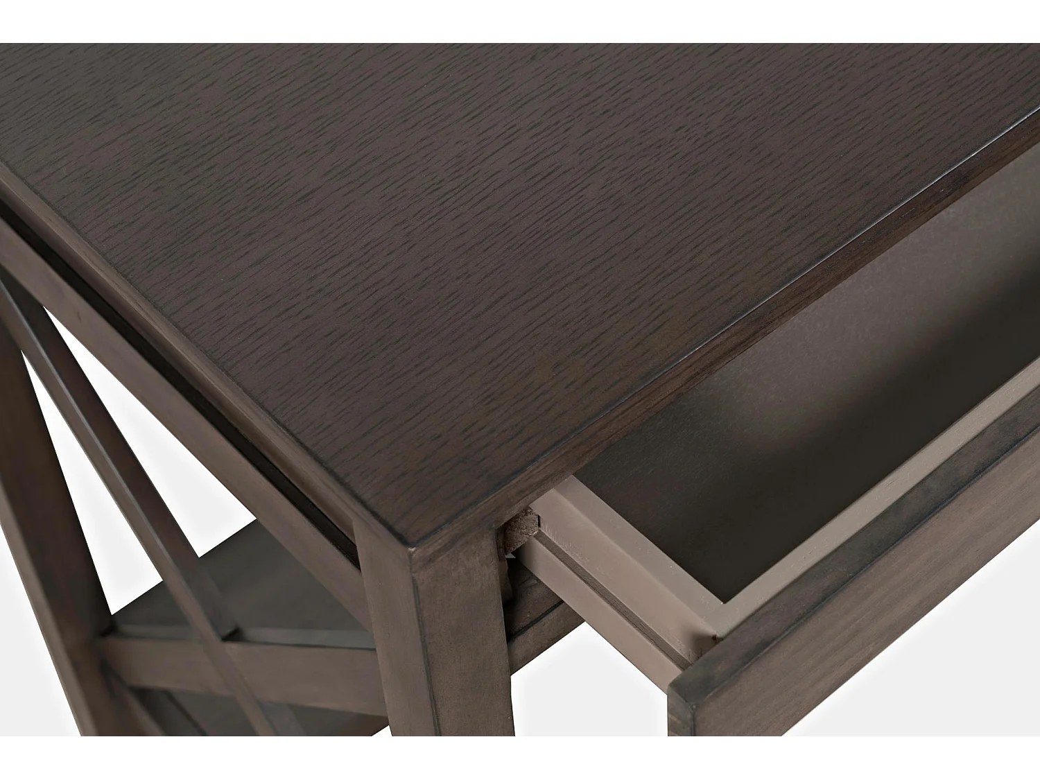 Bureau brun foncé Avola AV2025-30B 76x79x51 cm