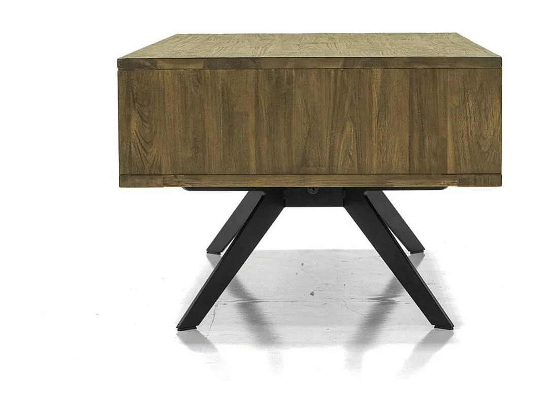 Table basse 120x45x60 cm marron Massa MASL06