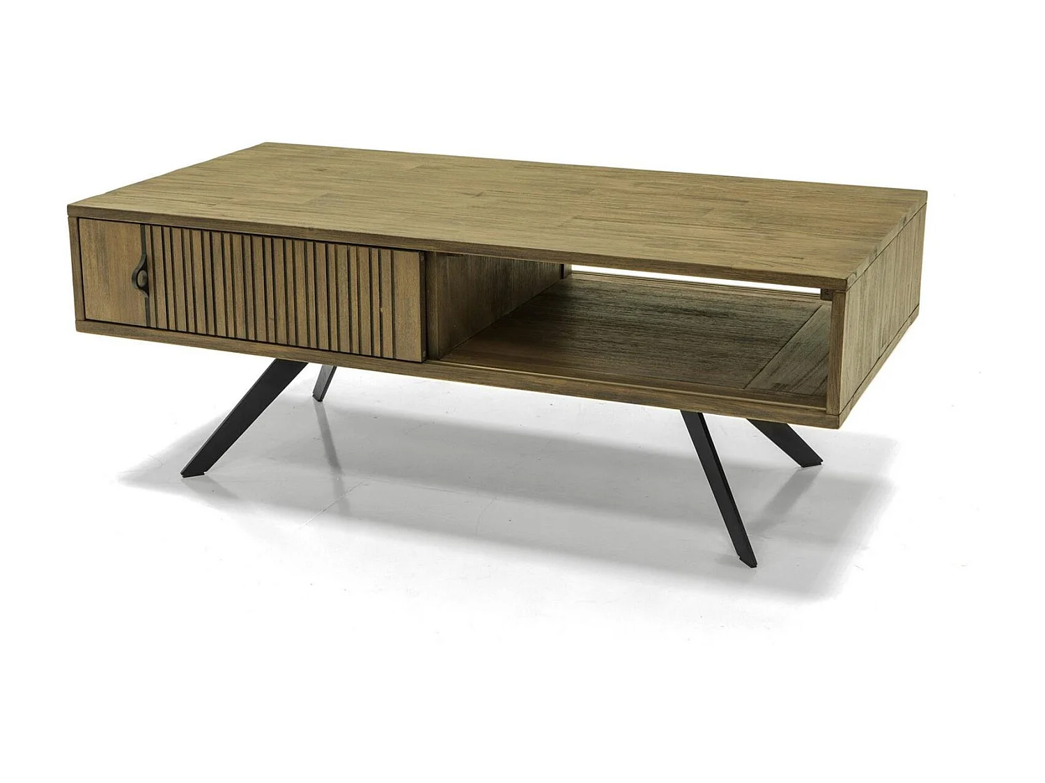 Table basse 120x45x60 cm marron Massa MASL06