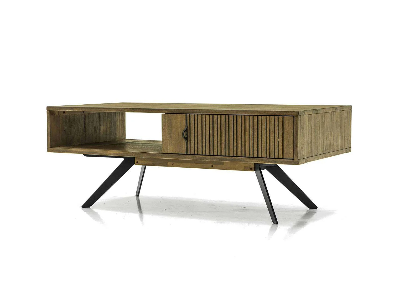 Table basse 120x45x60 cm marron Massa MASL06