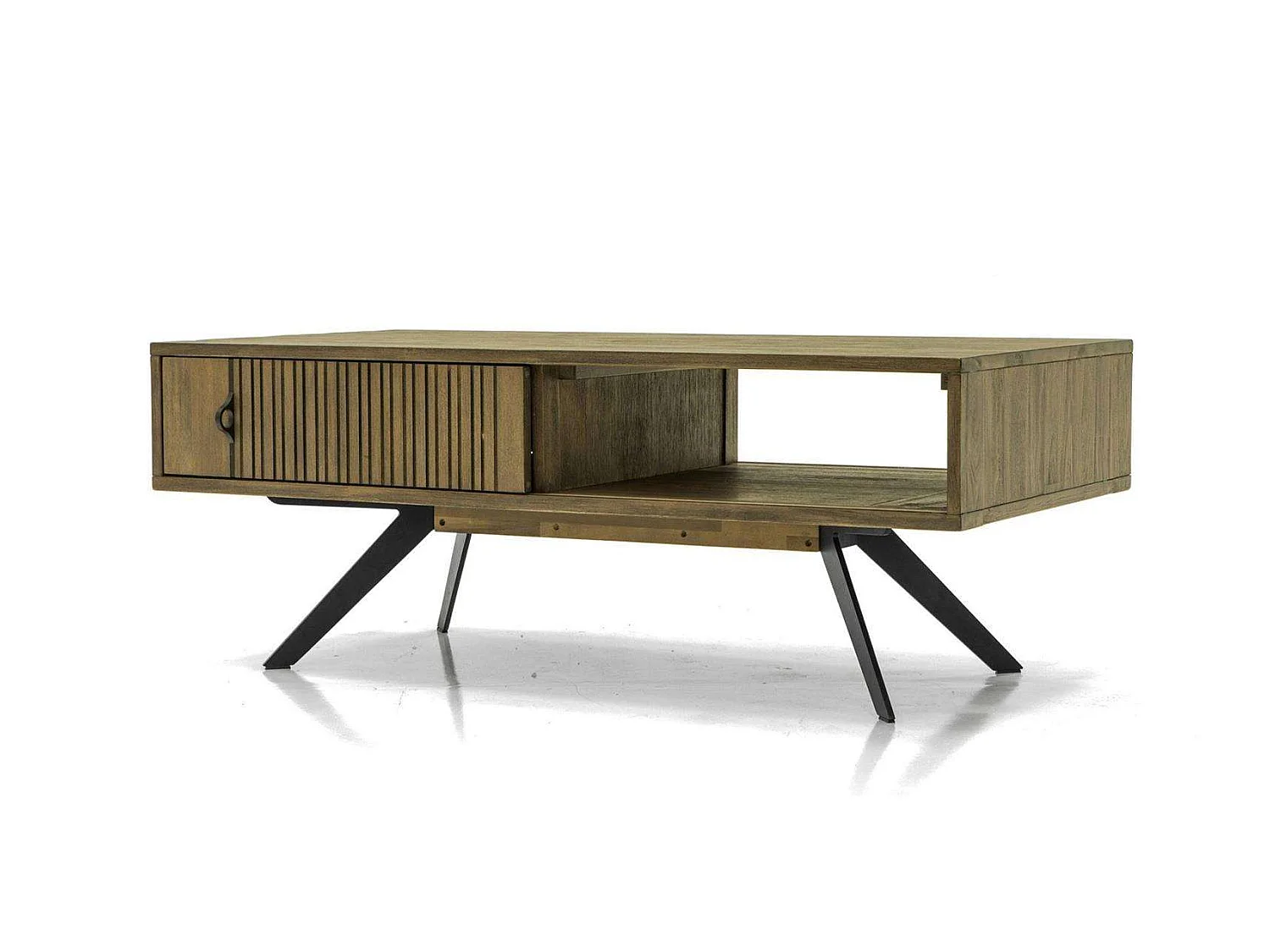Table basse 120x45x60 cm marron Massa MASL06