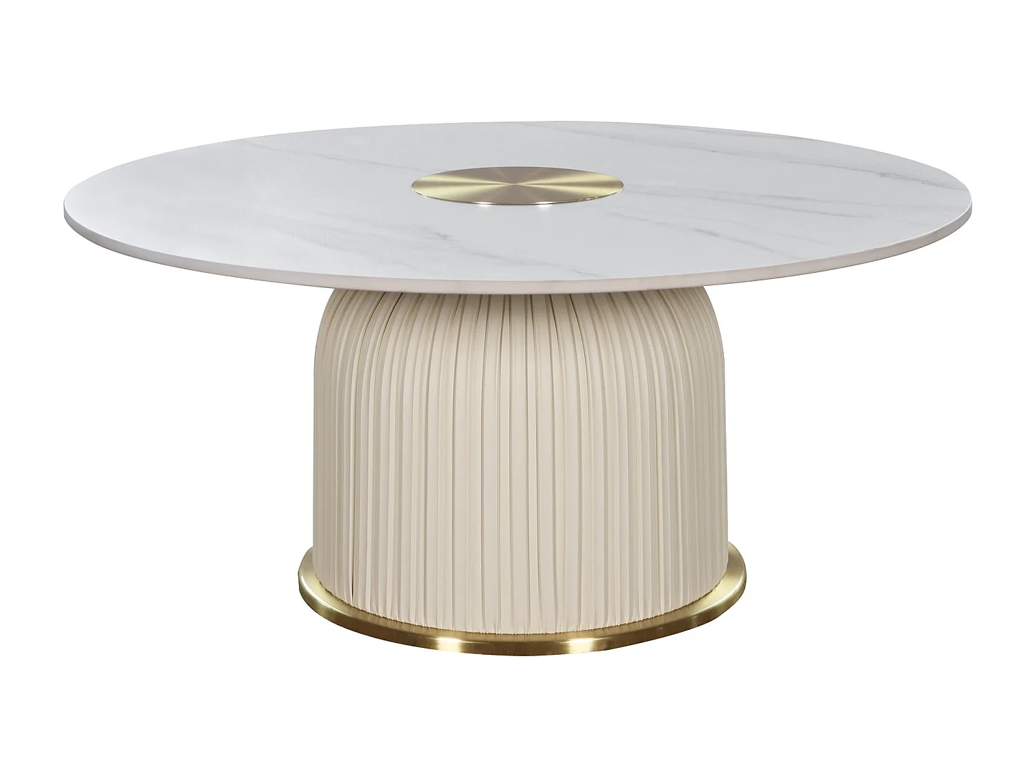 Table basse 80x37x80 cm blanche modig m72