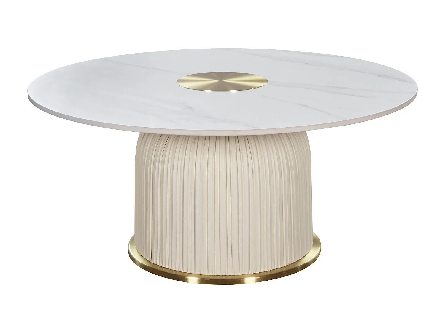 Table basse 80x37x80 cm blanche modig m72