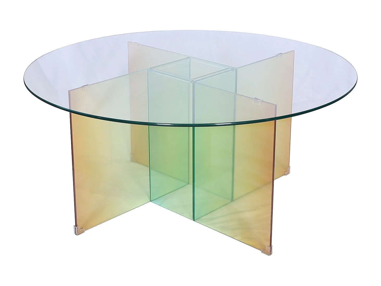 Table basse 90x42x90 cm Multicolore modig m75-90