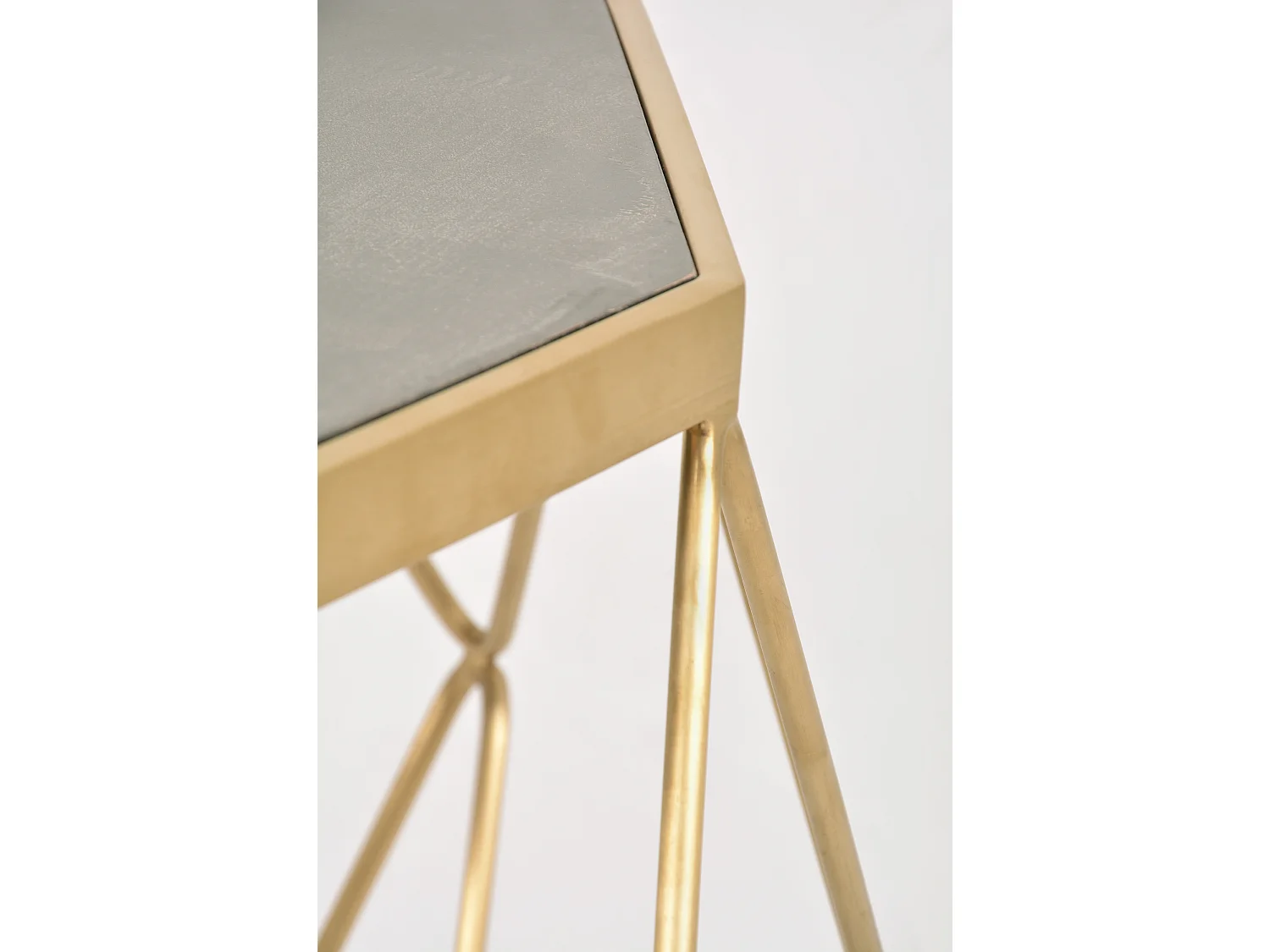 Table 68x55x68 cm glamour doré gl1715