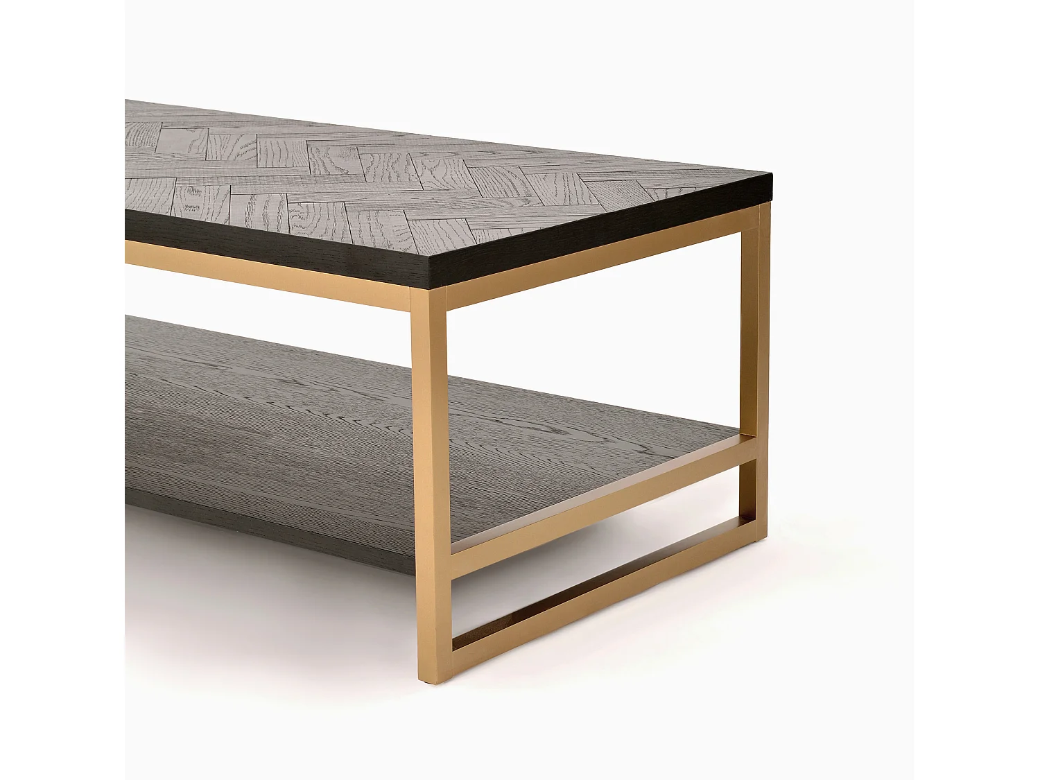 Table basse 120x42x60 cm noire Séville