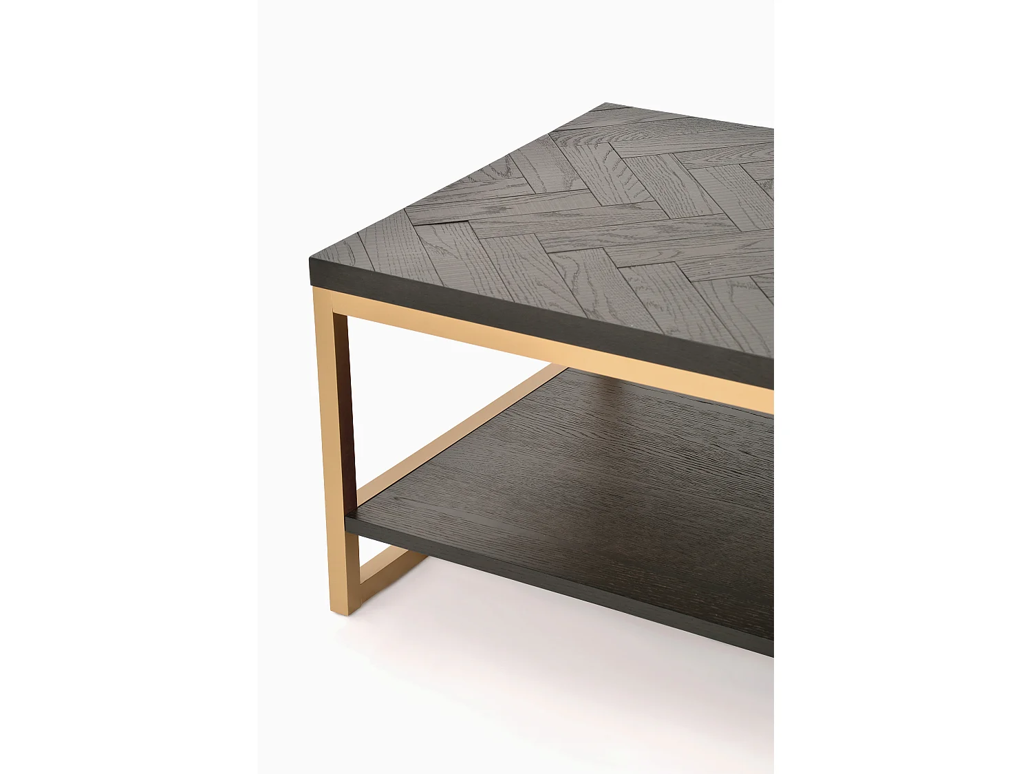 Table basse 120x42x60 cm noire Séville