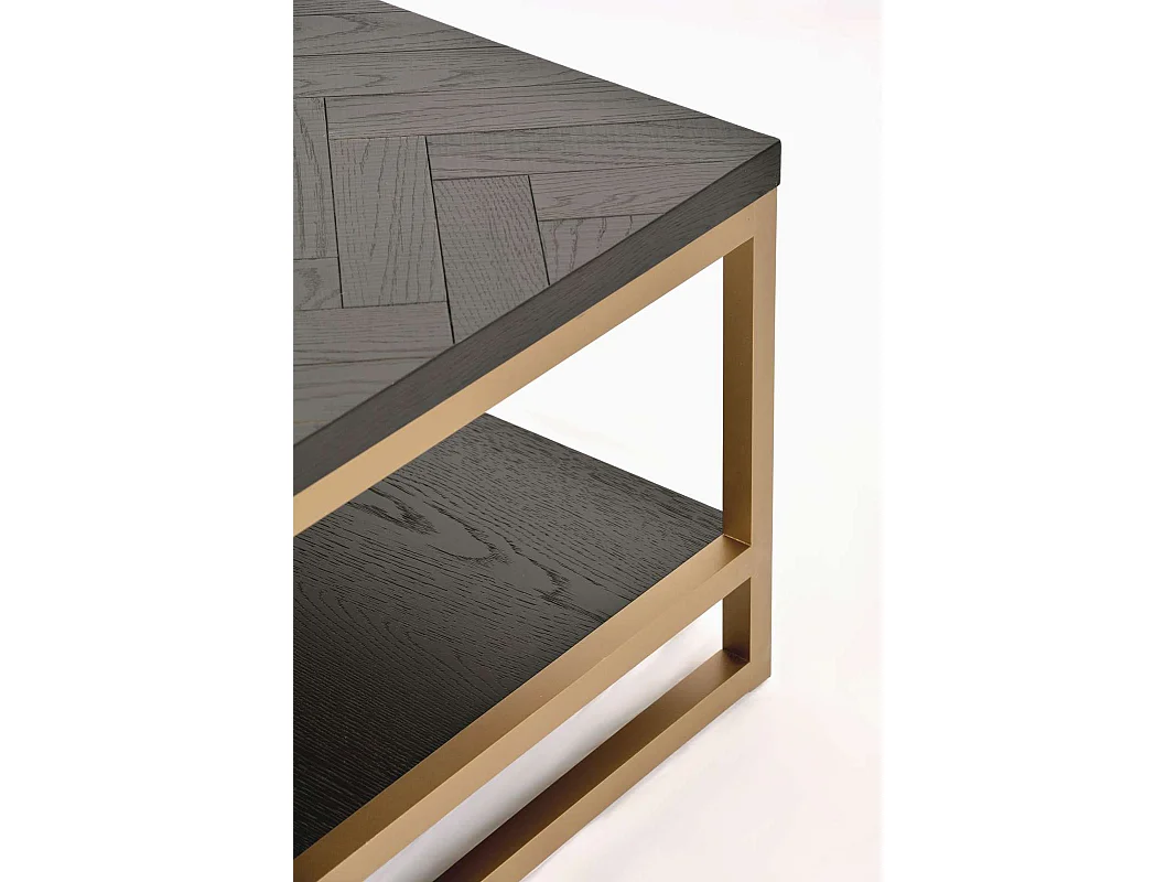 Sofabord Seville, 120 x 42 x 60 cm, sort