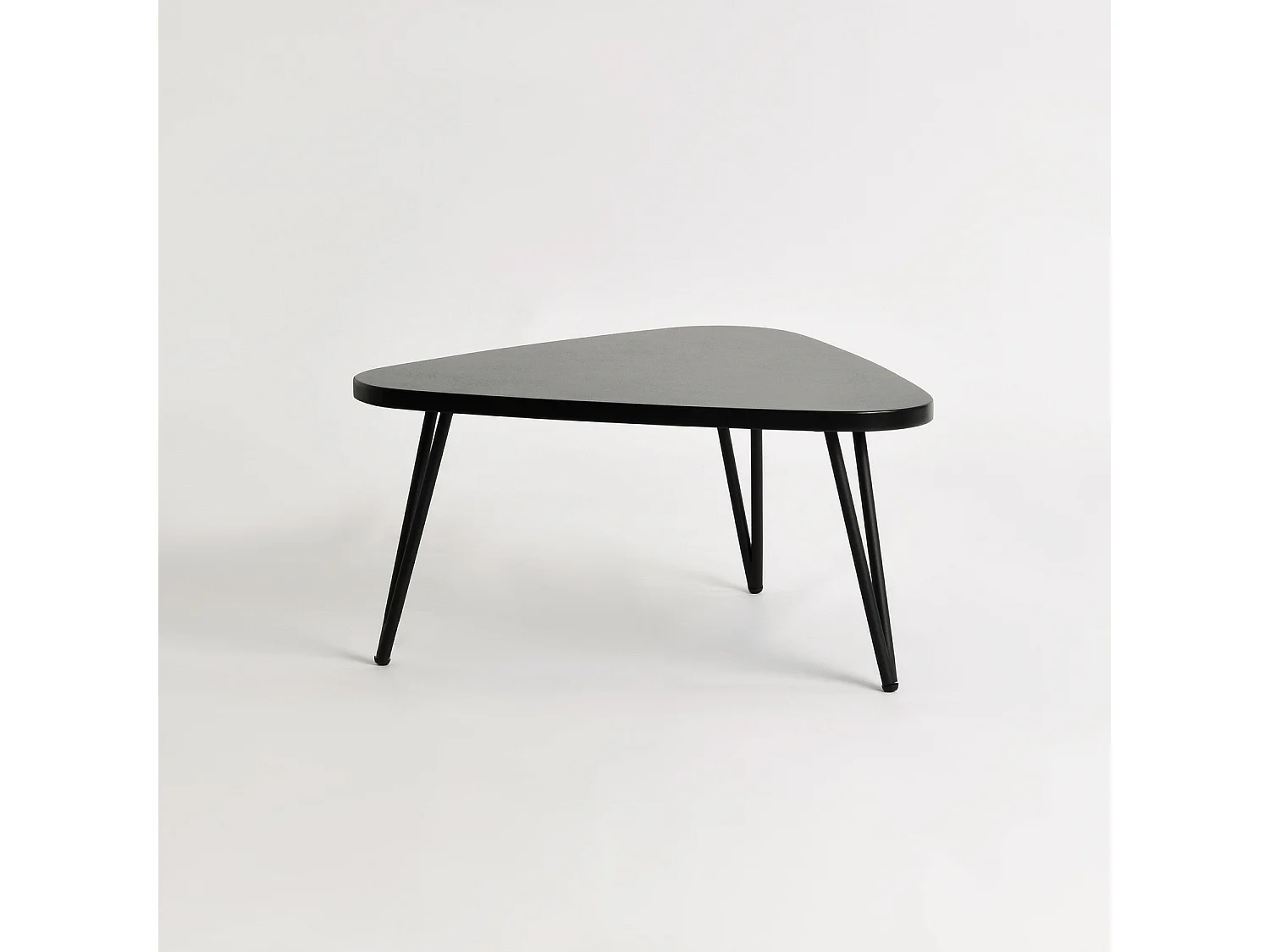 Mesa de centro 68x35x73 cm negra adesso adesl06-h35