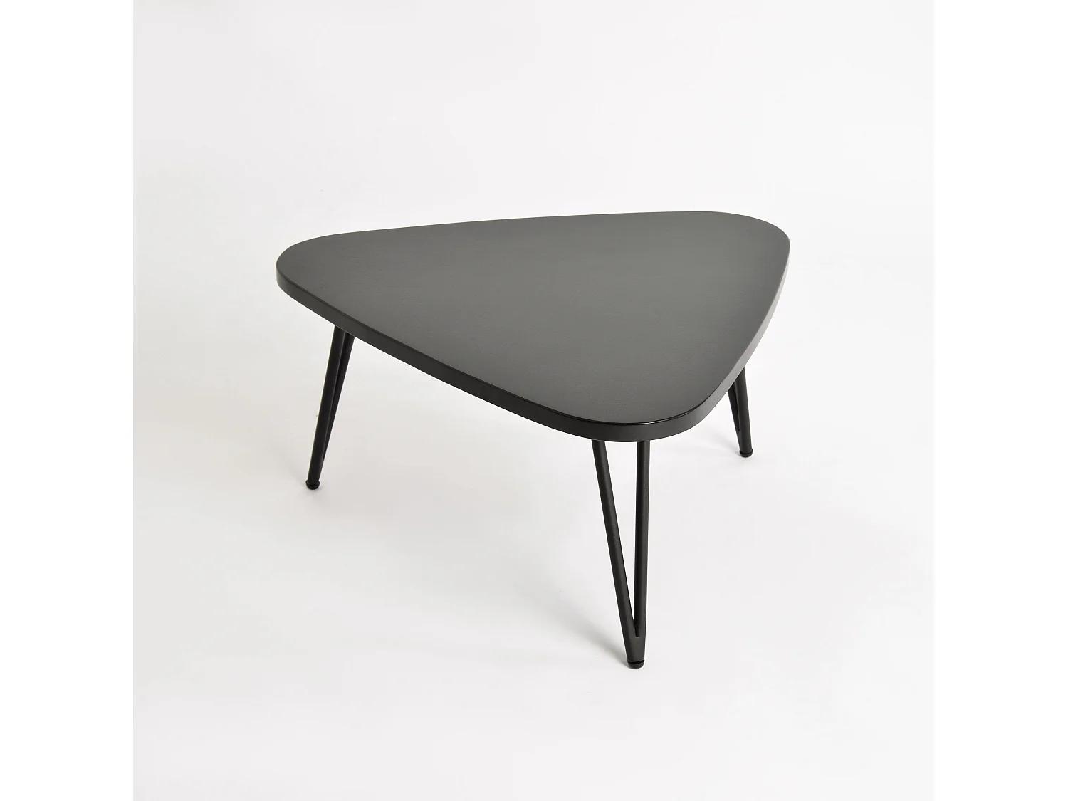 Mesa de centro 68x35x73 cm negra adesso adesl06-h35