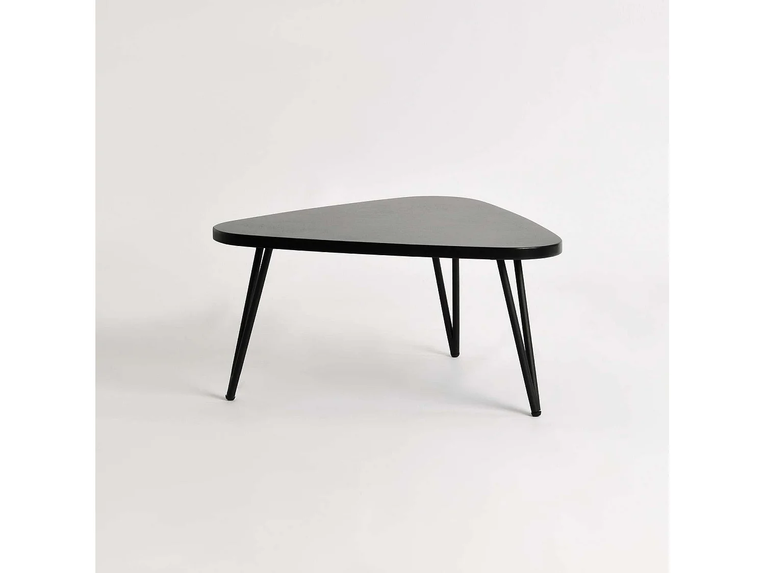 Sofabord Adesso, 68 x 35 x 73 cm, sort