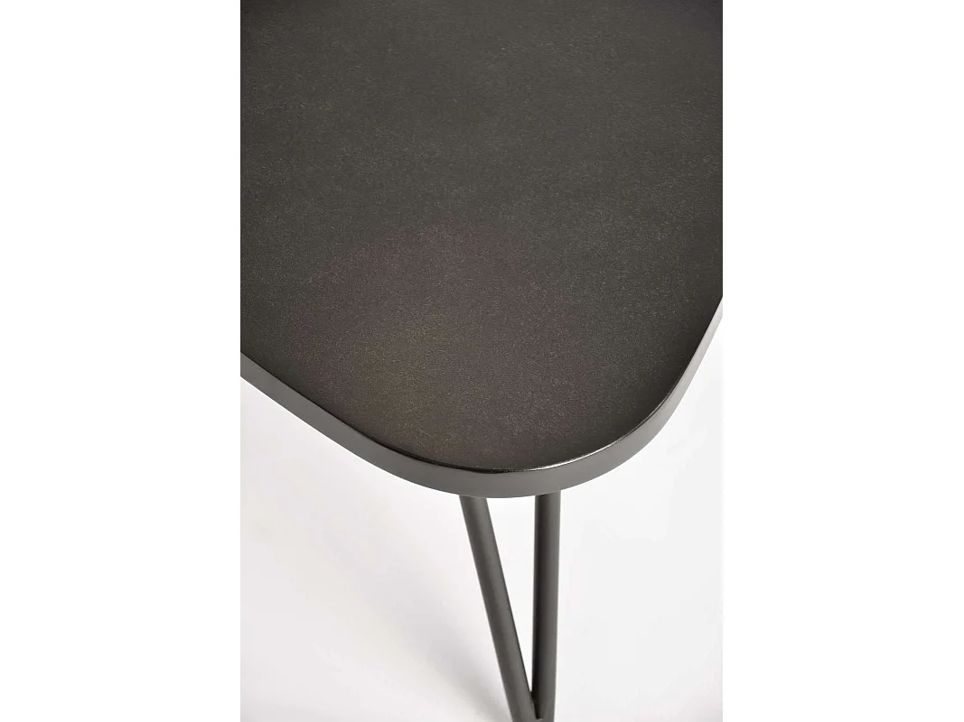 Sofabord Adesso, 68 x 35 x 73 cm, sort