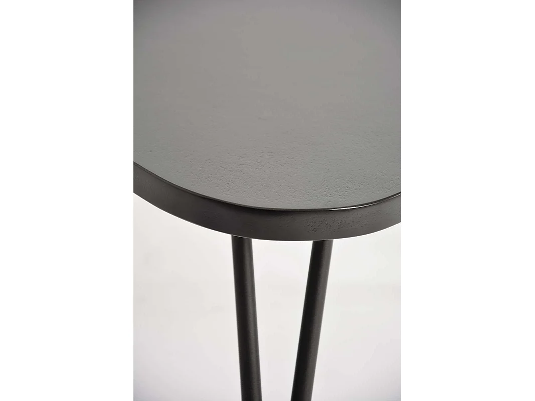 Sofabord Adesso, 68 x 35 x 73 cm, sort