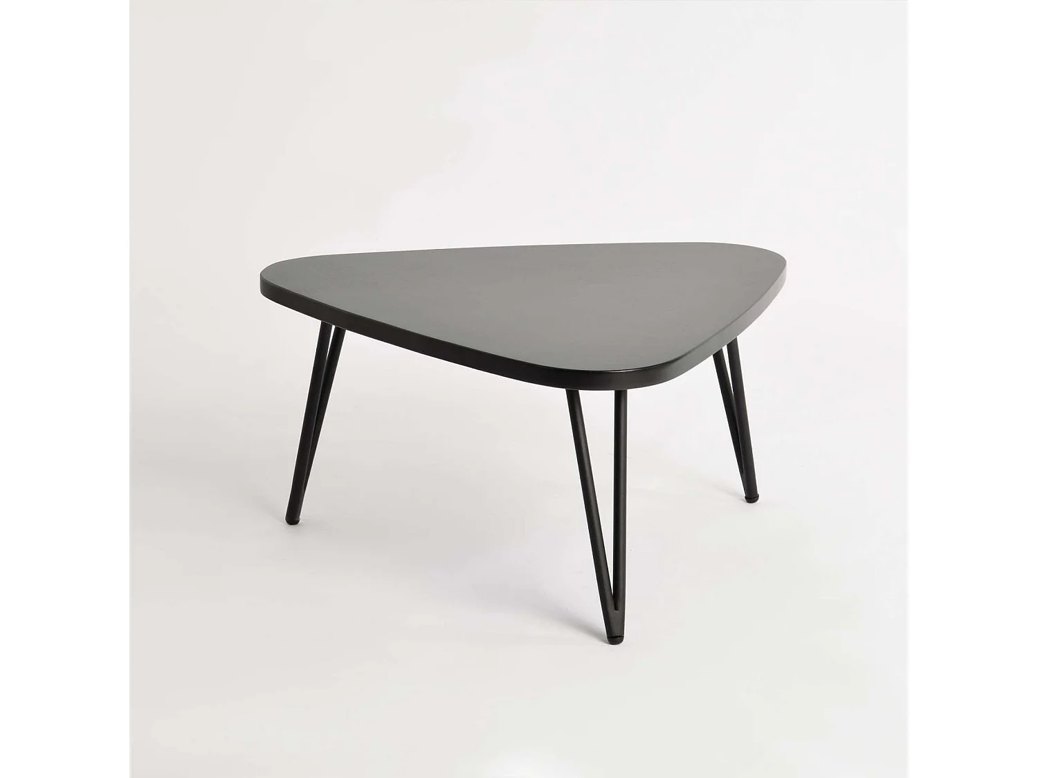 Sofabord Adesso, 68 x 35 x 73 cm, sort