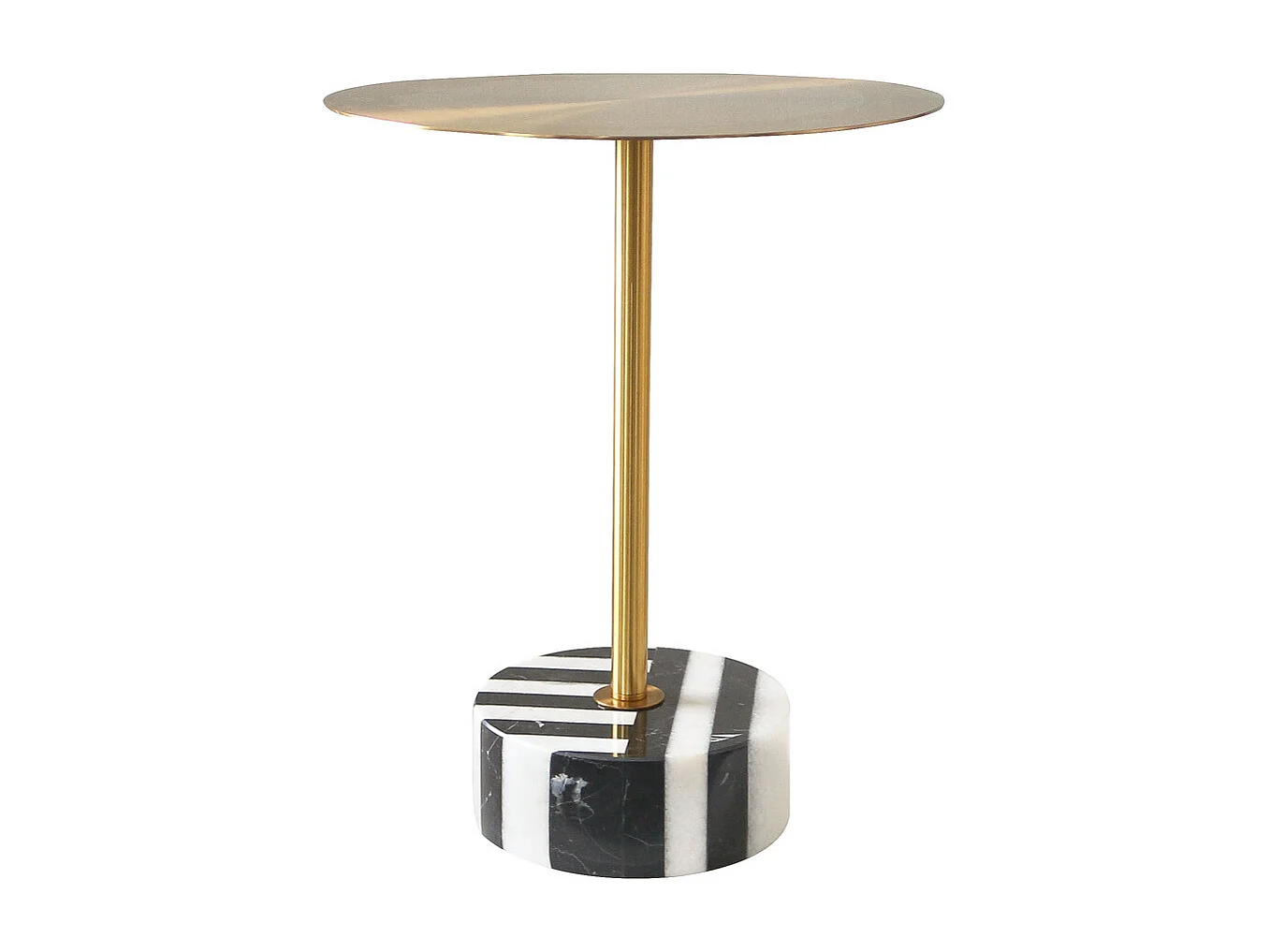 Table 35x53x35 cm Noir blanc or modig m29