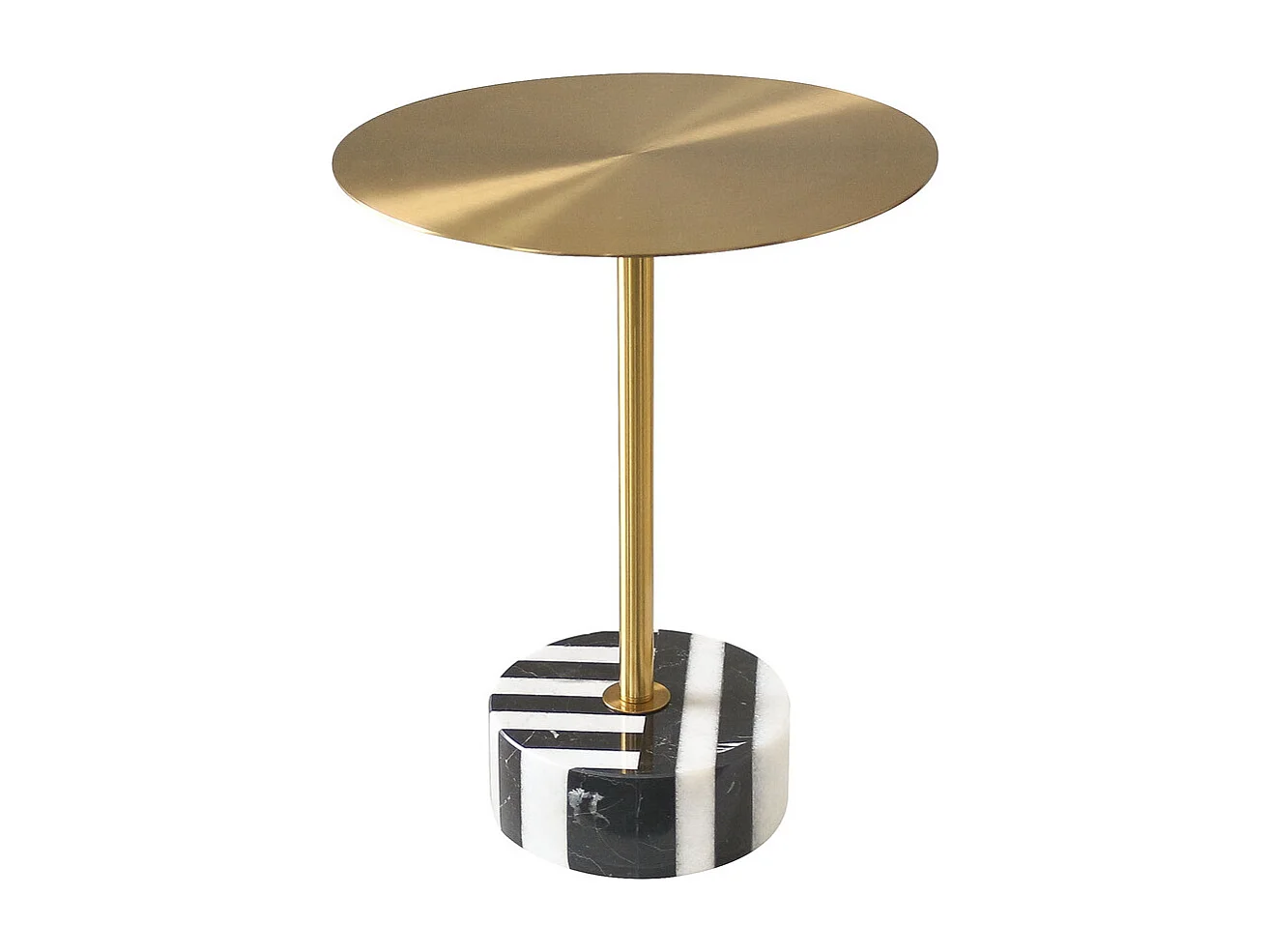 Table 35x53x35 cm Noir blanc or modig m29