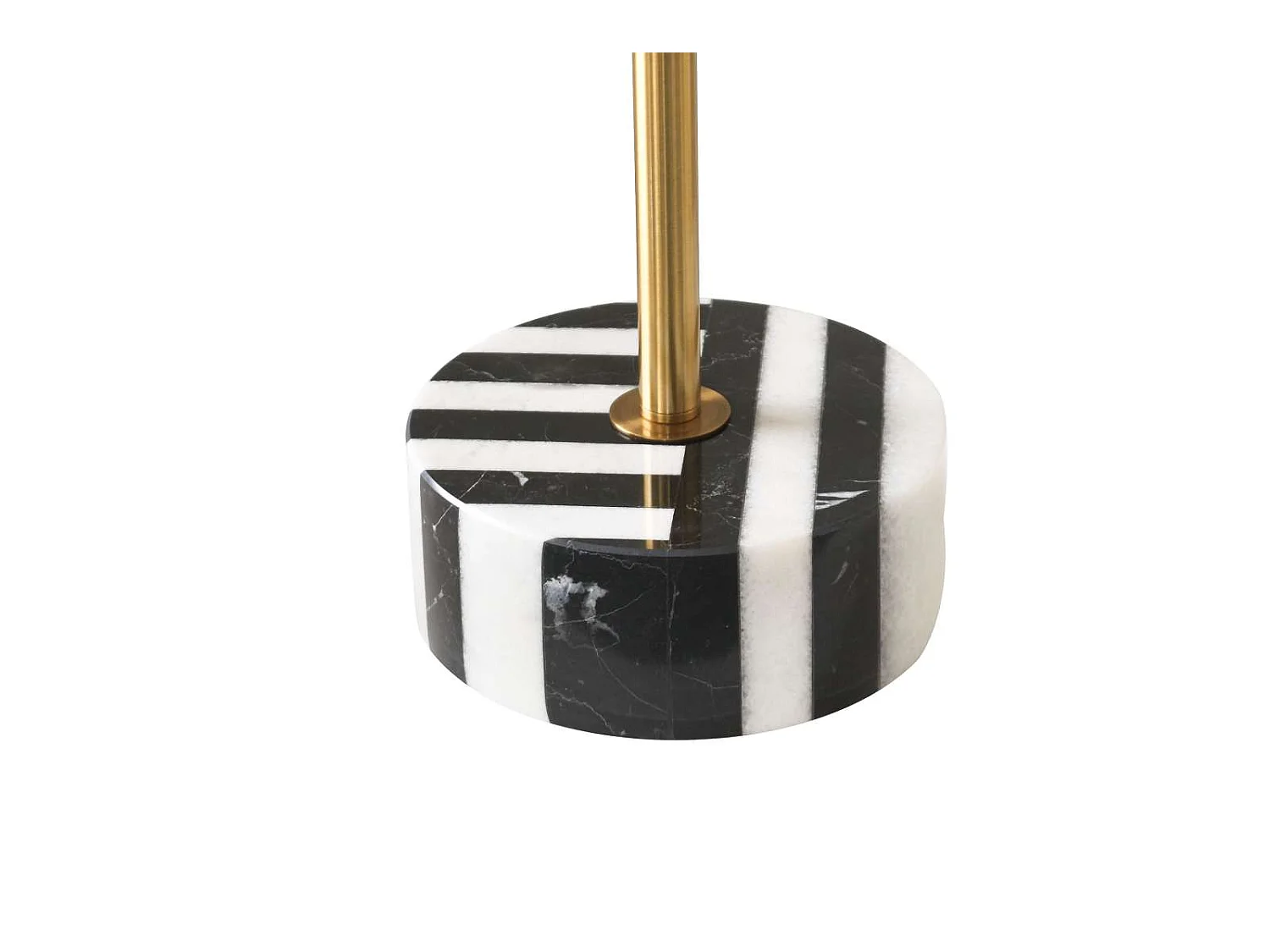Rund sidobord, Modig, guld