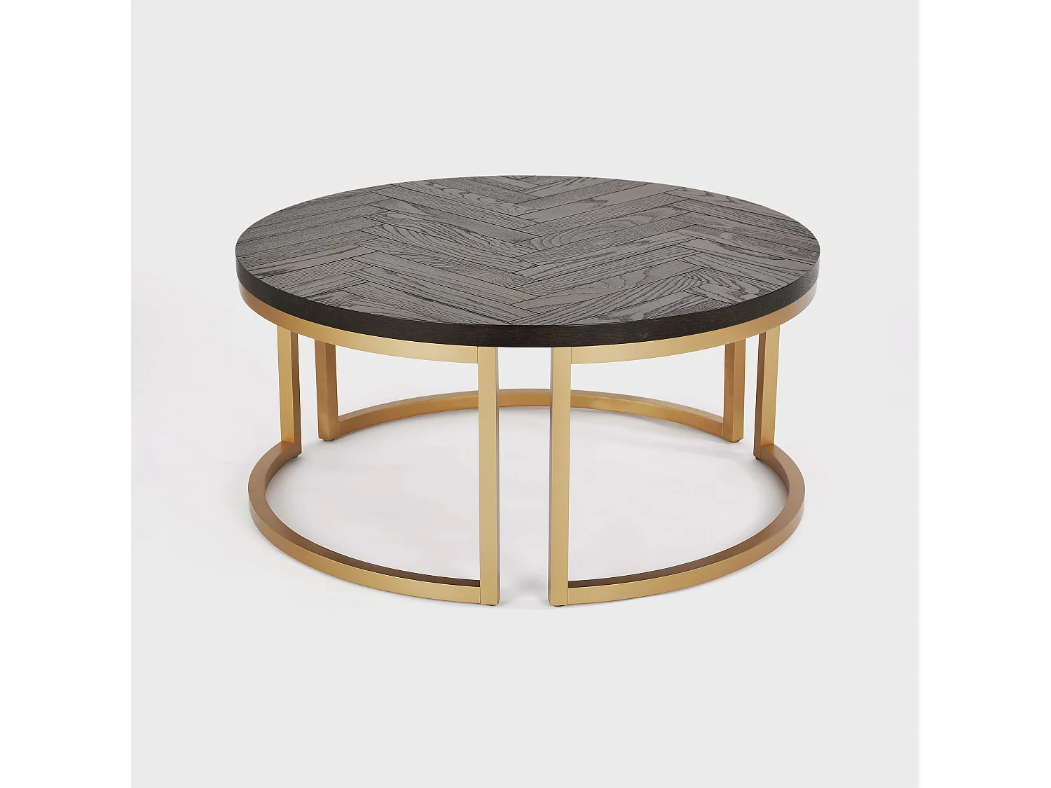 Table basse 90x40x90 cm noire Seville SEV05-0