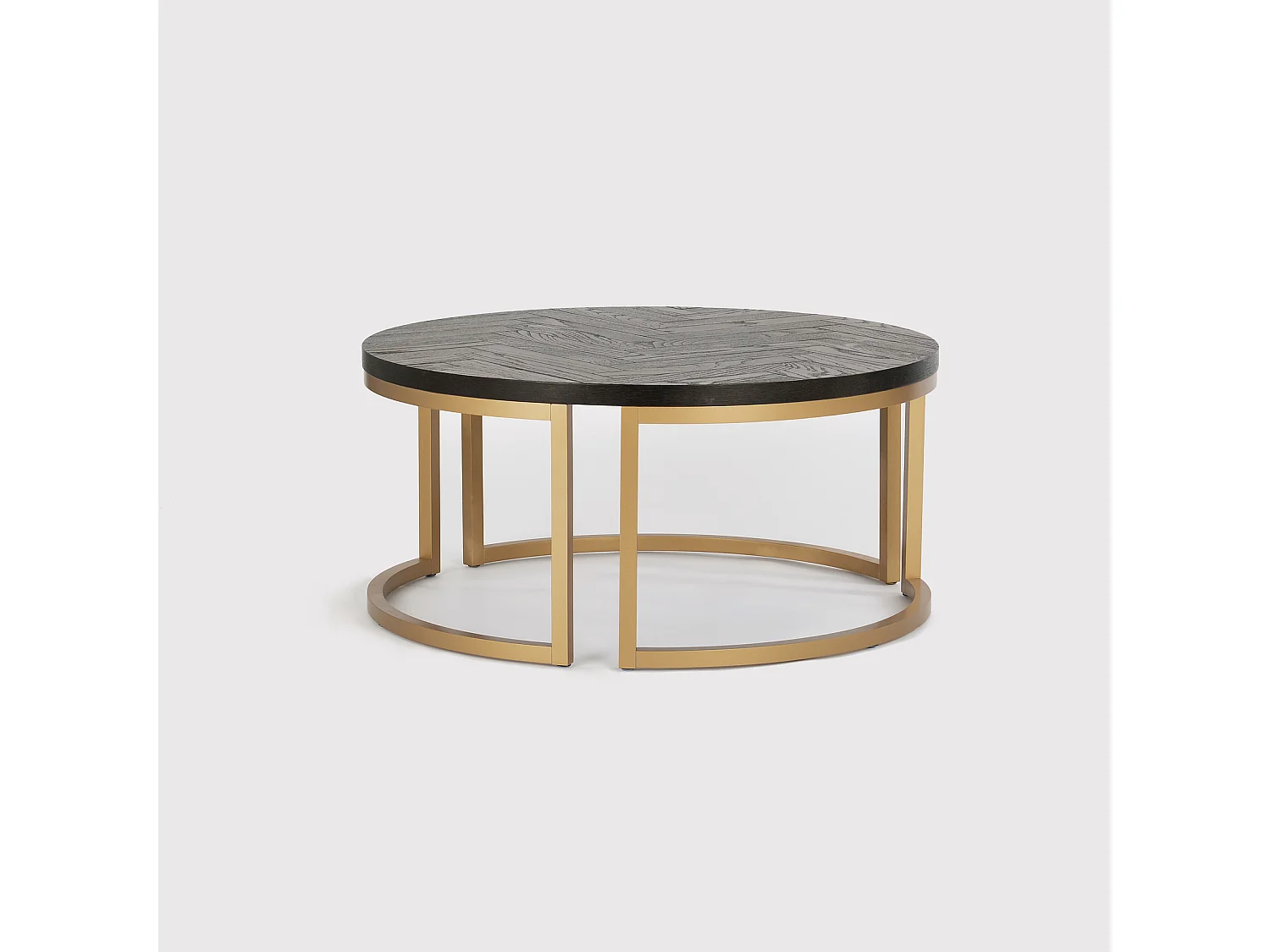 Table basse 90x40x90 cm noire Seville SEV05-0