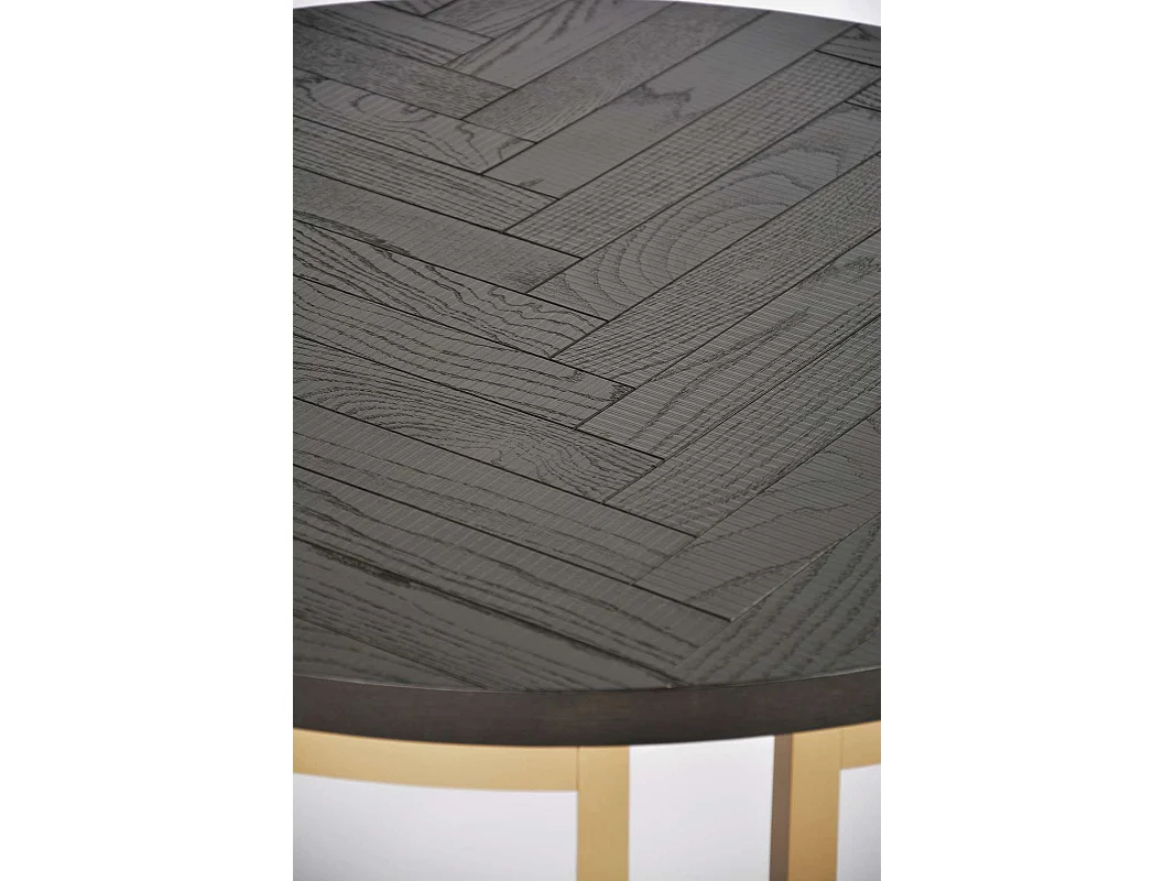 Rundt sofabord Seville, 90 cm, sort
