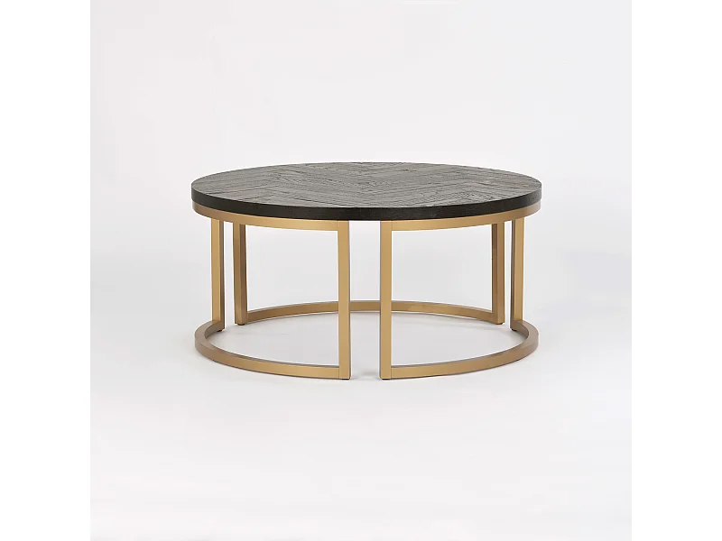 Mesa de centro 90x40x90 cm negra Sevilla SEV05-0