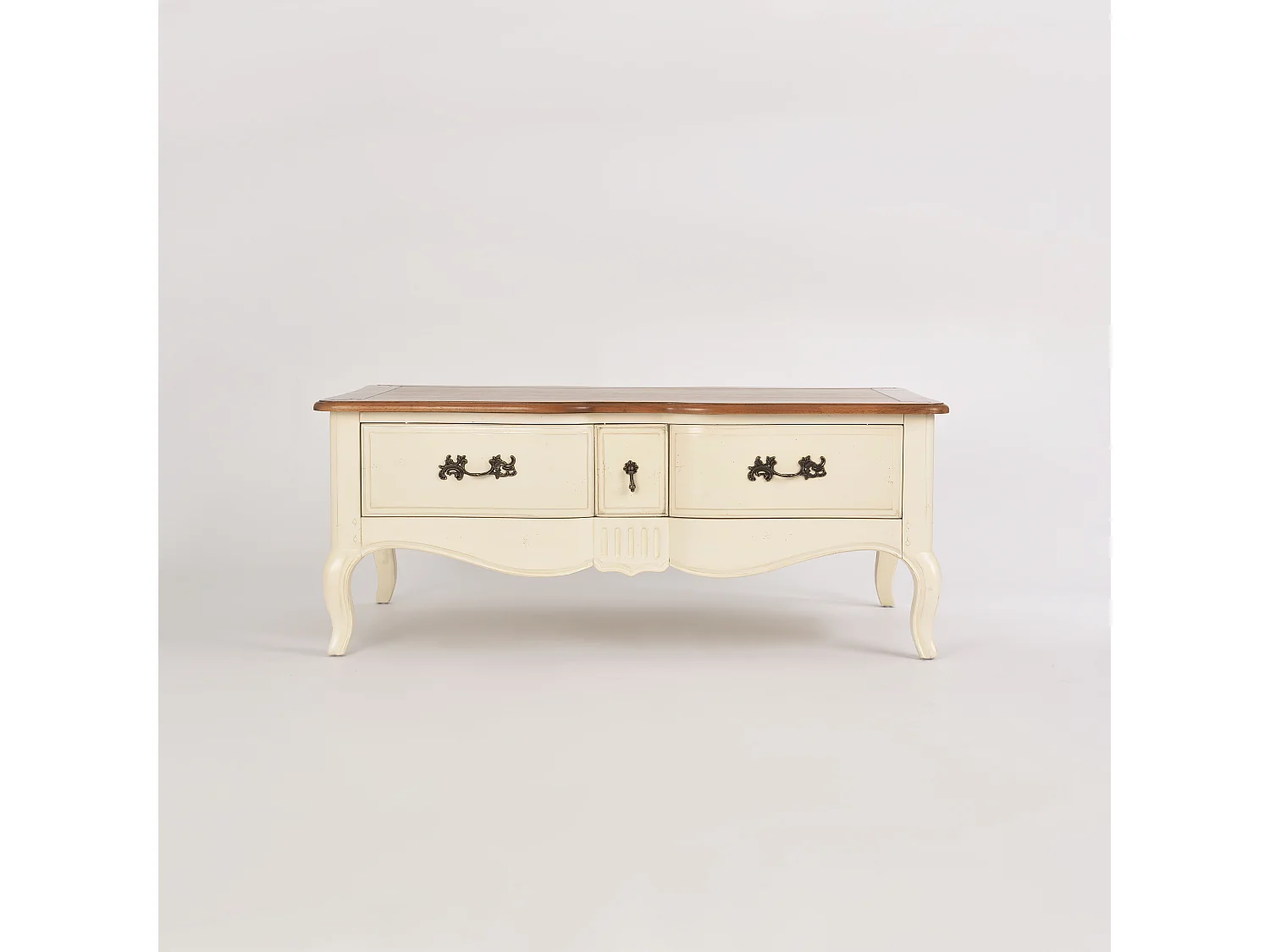 Mesa de centro 122x49x80 cm marfil Verona VE809