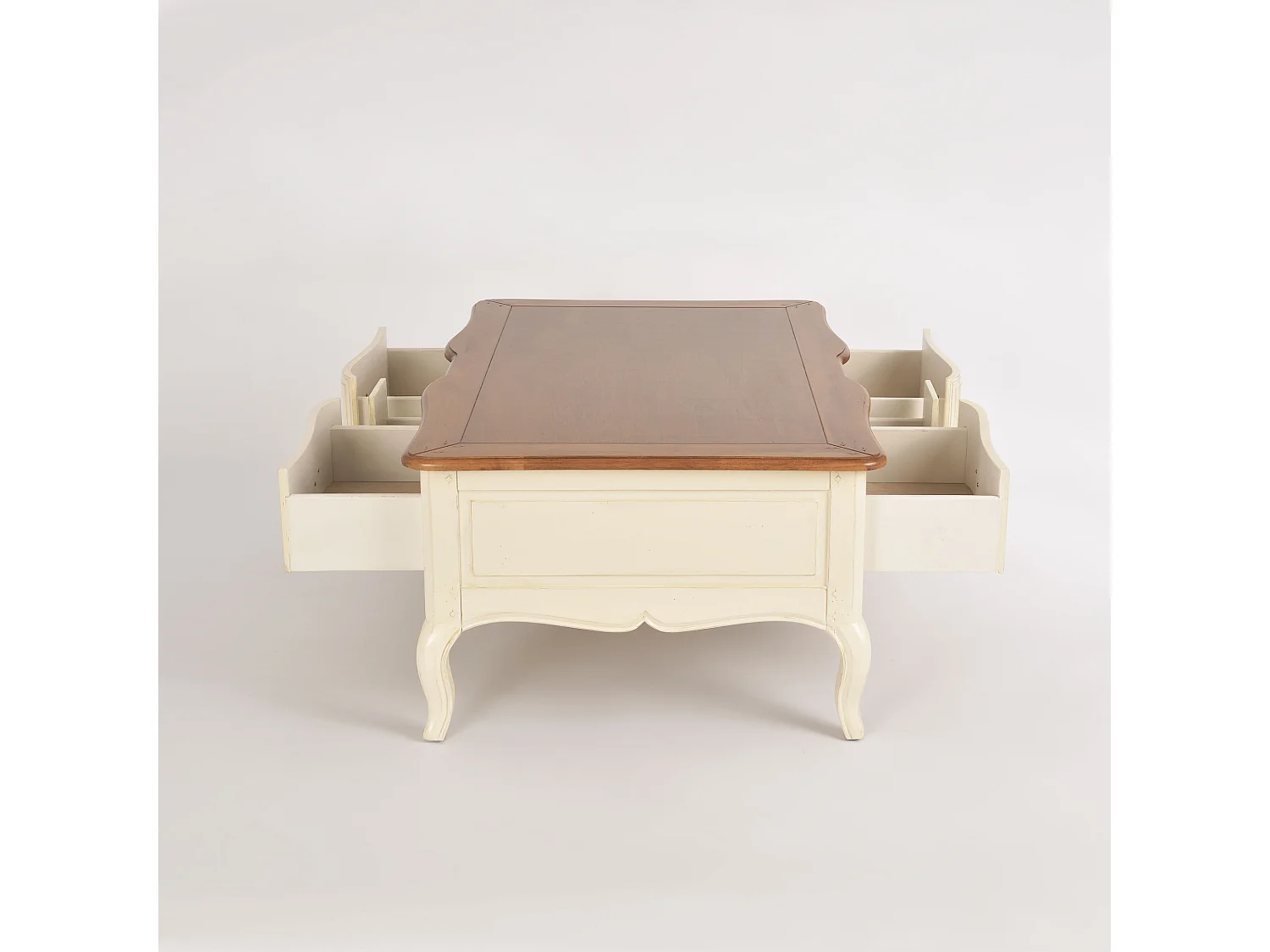 Mesa de centro 122x49x80 cm marfil Verona VE809