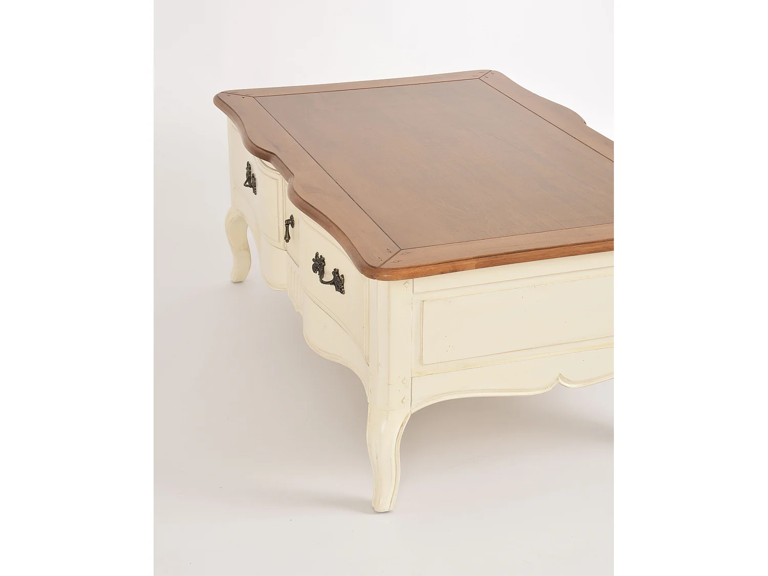 Mesa de centro 122x49x80 cm marfil Verona VE809