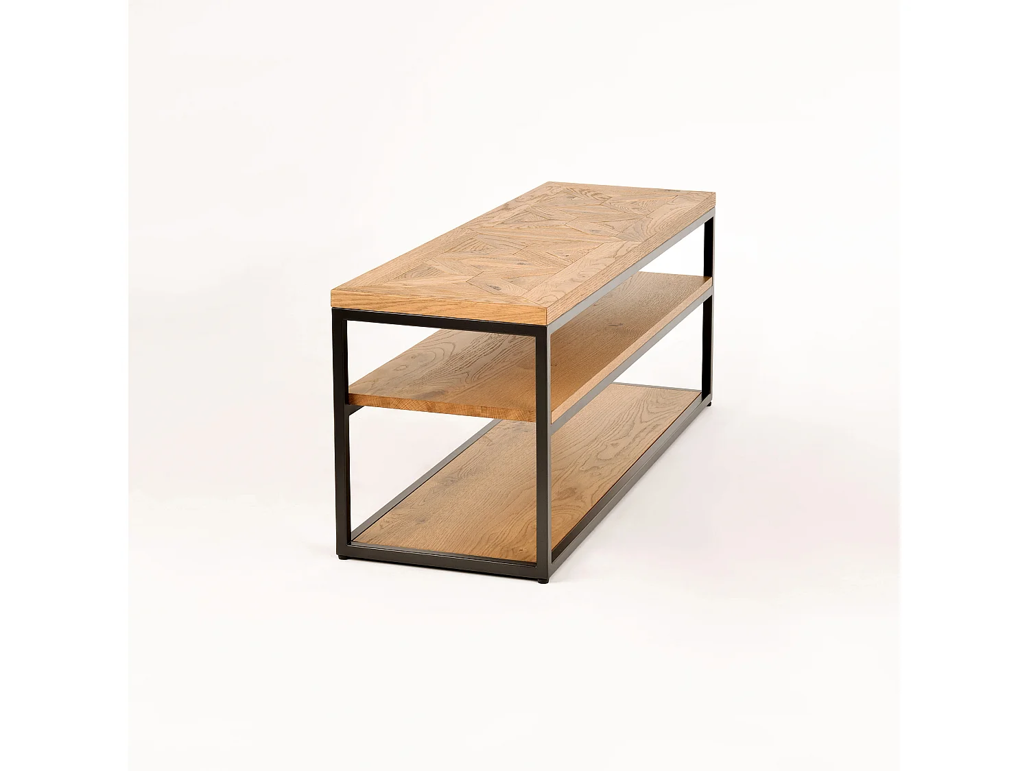 Table basse 116x45x37 cm chêne naturel indus in25-0