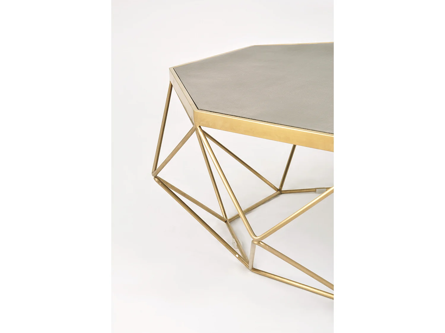 Mesa de centro 106x40x106 cm dorado glamour gl1714