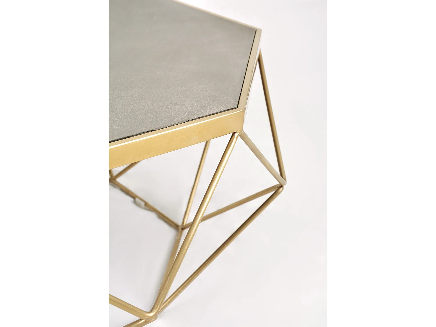 Table basse 106x40x106 cm glamour or gl1714